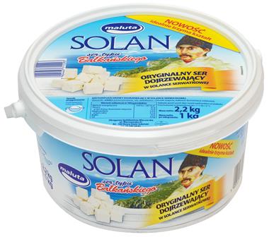 Ser typu Bałkańskiego SOLAN kostka 1kg - MALUTA